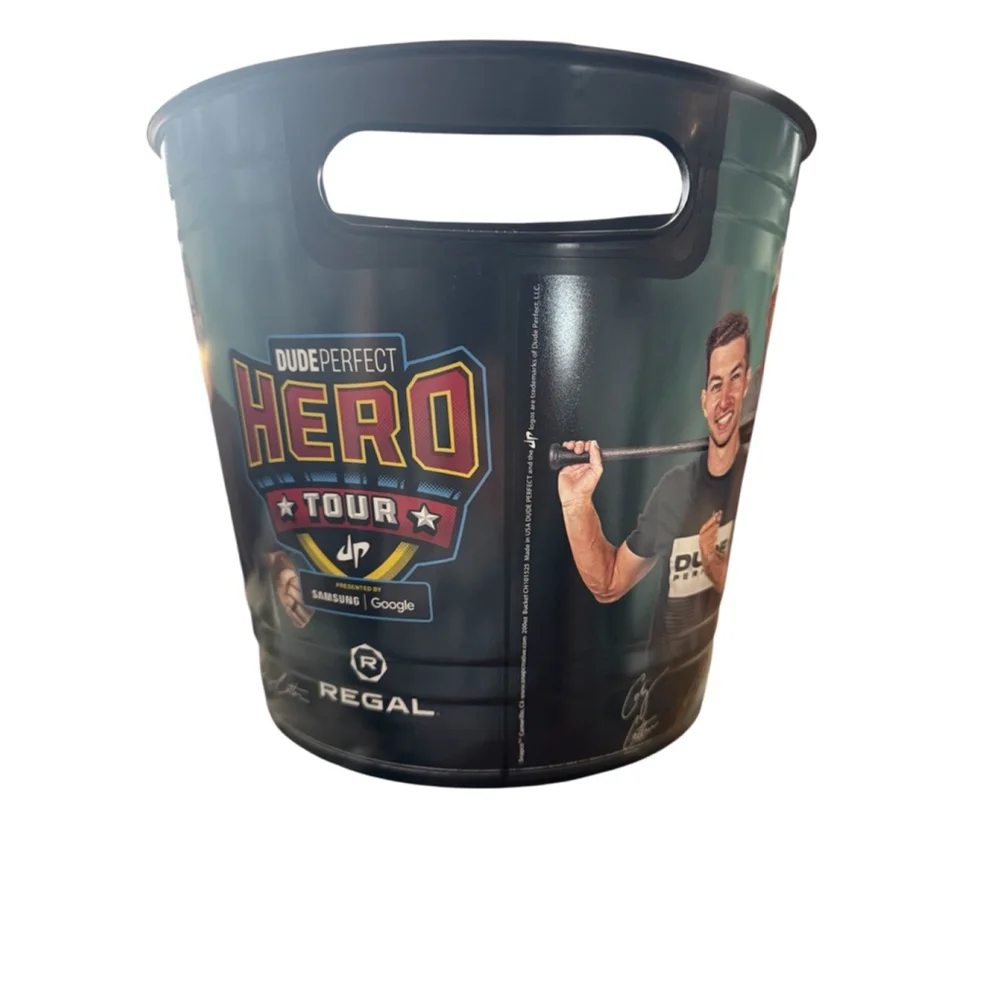 Dude Perfect The Hero Tour Popcorn Bucket NEW